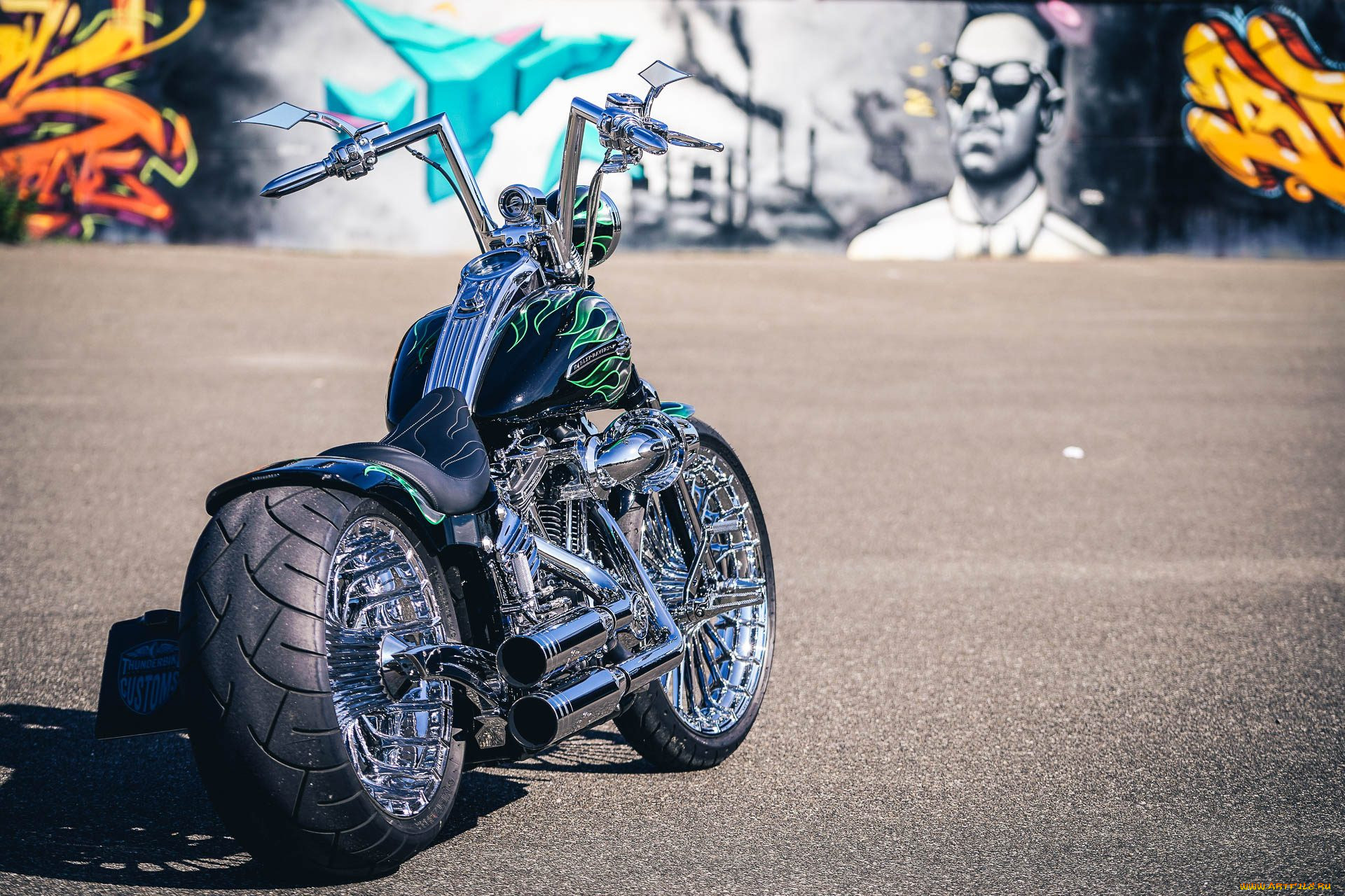 , , harley-davidson, , , thunderbike, customs